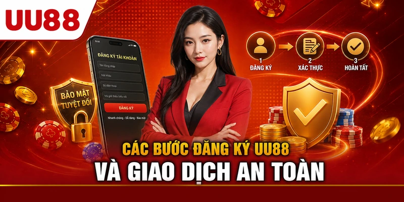 Các bước đăng ký UU88 và giao dịch an toàn