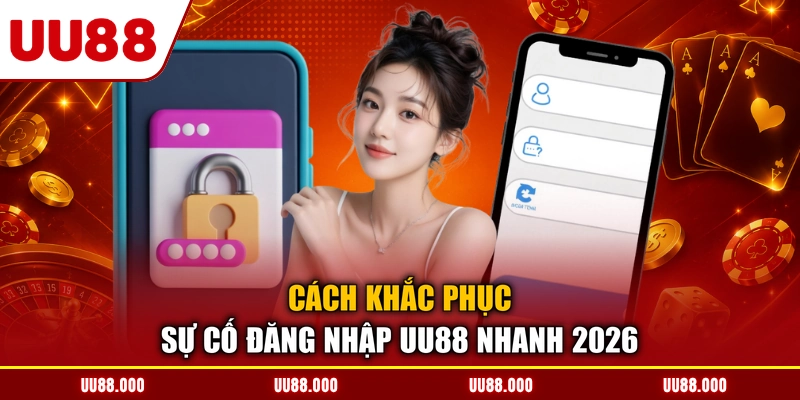 Cách khắc phục sự cố đăng nhập UU88 nhanh 2026